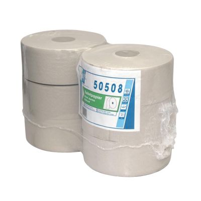 Toiletpapier maxi jumbo, naturel, 1 laag