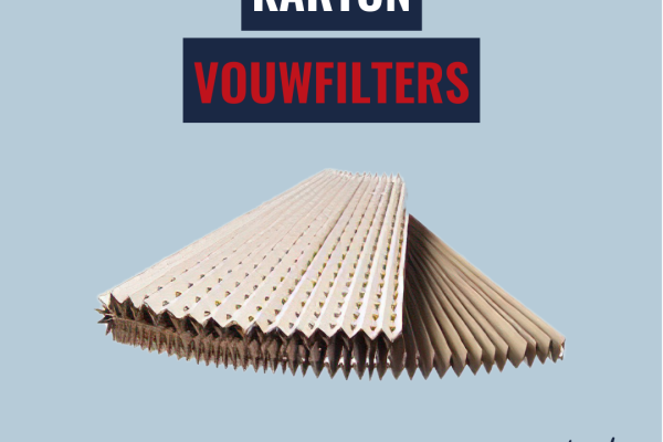 Vouwfilters voor de spuitcabine